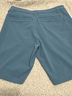 Women's Teal Blue Tailored Shorts